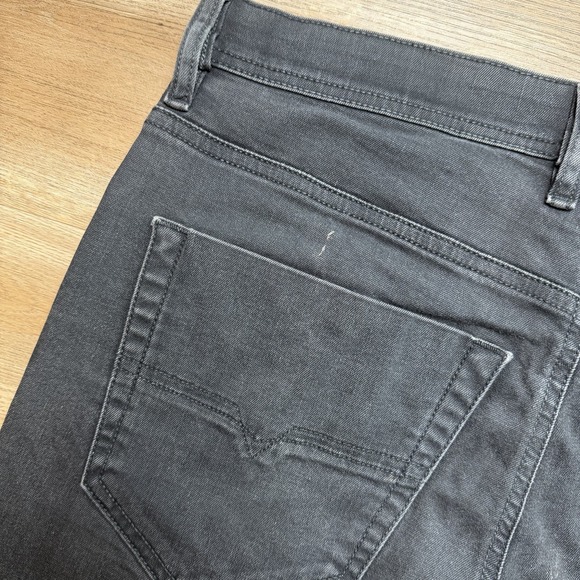 Diesel Tepphar Jeans Men 33x32 Black Slim Carrot Stretch Italy 0R84A (Tag31) - Picture 13 of 16